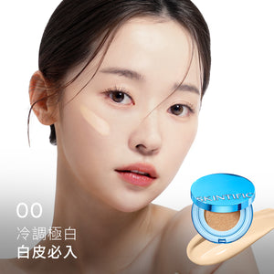 SKINTIFIC絲絨柔霧控油藍氣墊11g Matte Velvet Cushion