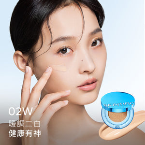 SKINTIFIC絲絨柔霧控油藍氣墊11g Matte Velvet Cushion