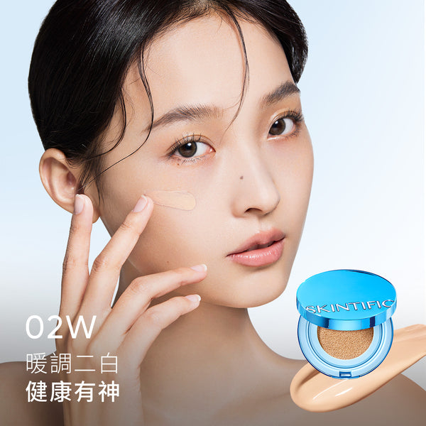 SKINTIFIC絲絨柔霧控油藍氣墊11g Matte Velvet Cushion