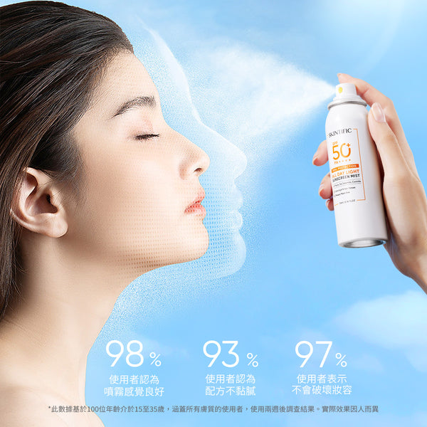SKINTIFIC 清爽防曬噴霧70ml SPF50 PA++++ Sunscreen Spray