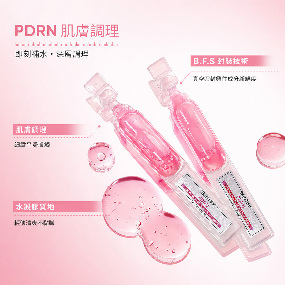【新品上市】PDRN亮白柔嫩保濕安瓶